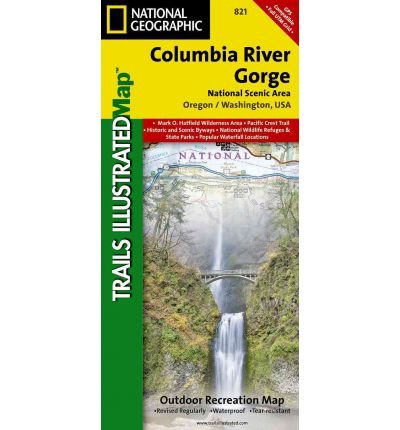 Cover for National Geographic Maps · Columbia River Gorge National Scenic Area: Oregon / Washington, USA (Kort) (2023)