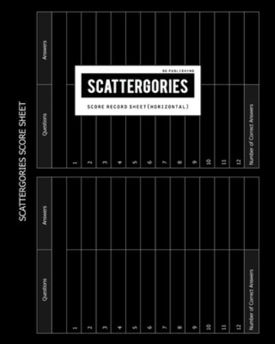 Cover for Bg Publishing · BG Publishing Scattergories Score Sheet (Paperback Book) (2020)