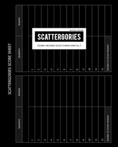 Cover for Bg Publishing · BG Publishing Scattergories Score Sheet (Pocketbok) (2020)