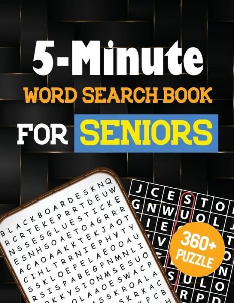 Cover for Rns Activity Publisher · 5-Minute Word Search Book for Senior (Taschenbuch) (2019)