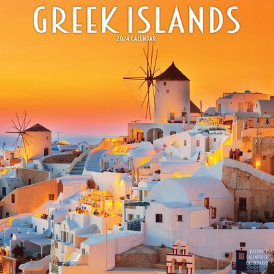 Cover for Avonside Publishing Ltd · Greek Islands Calendar 2024  Square Travel Wall Calendar - 16 Month (Calendar) (2023)