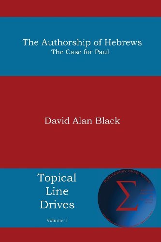 Cover for David Alan Black · The Authorship of Hebrews: the Case for Paul (Paperback Book) (2013)