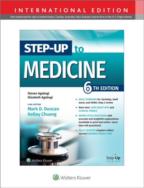 Cover for Agabegi, Steven, MD · Step-Up to Medicine - Step-Up Series (Paperback Bog) [Sixth, International edition] (2023)