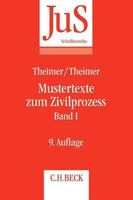Cover for Tempel · Mustertexte zum Zivilprozess.1 (Bok)