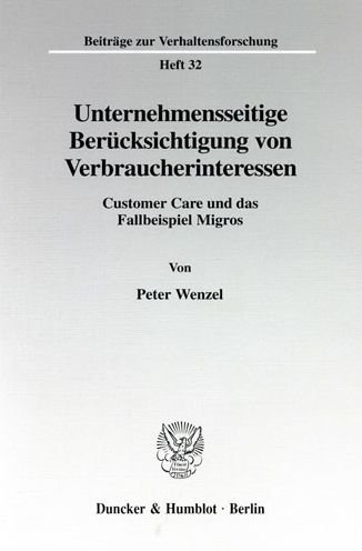 Cover for Wenzel · Unternehmensseitige Berücksichti (Book) (1998)