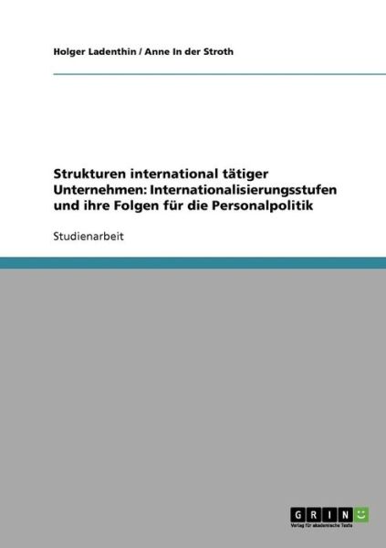 Cover for Ladenthin · Strukturen international täti (Book) [German edition] (2013)