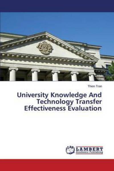 University Knowledge And Technolog - Tran - Bøger -  - 9783659799730 - 26. november 2015