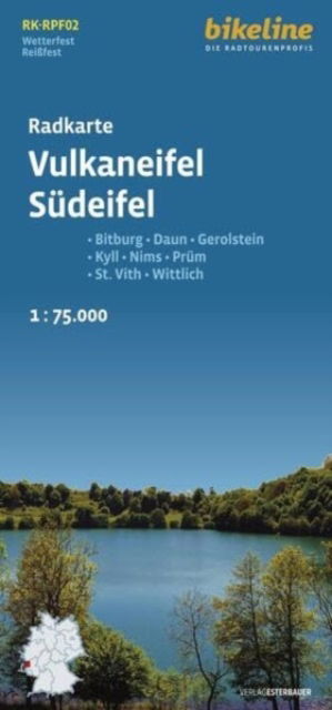 Cover for Vulkaneifel - Sudeifel  cycle map - Radkarten (Map) (2024)