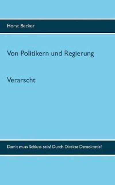 Cover for Becker · Verarscht (Bog) (2017)