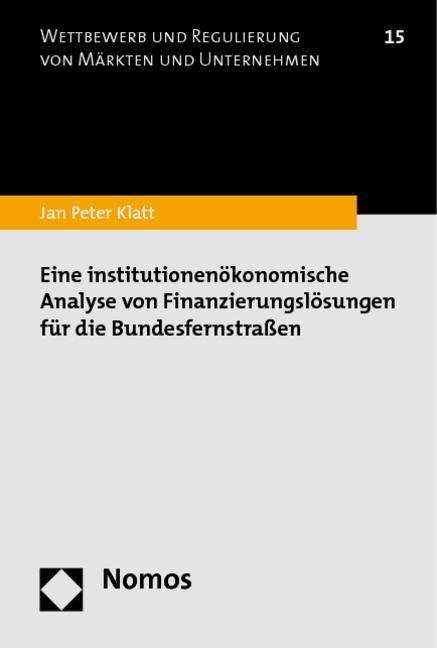 Cover for Klatt · Institutionenökon.Analyse von Fin (Book) (2011)