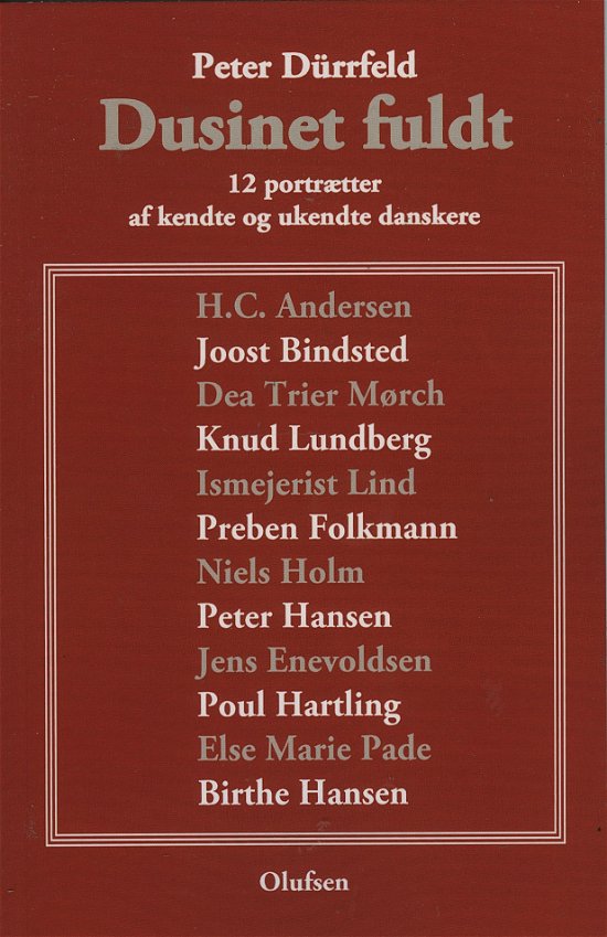 Dusinet fuldt - Peter Dürrfeld - Bøker - Olufsen - 9788793331730 - 10. februar 2023
