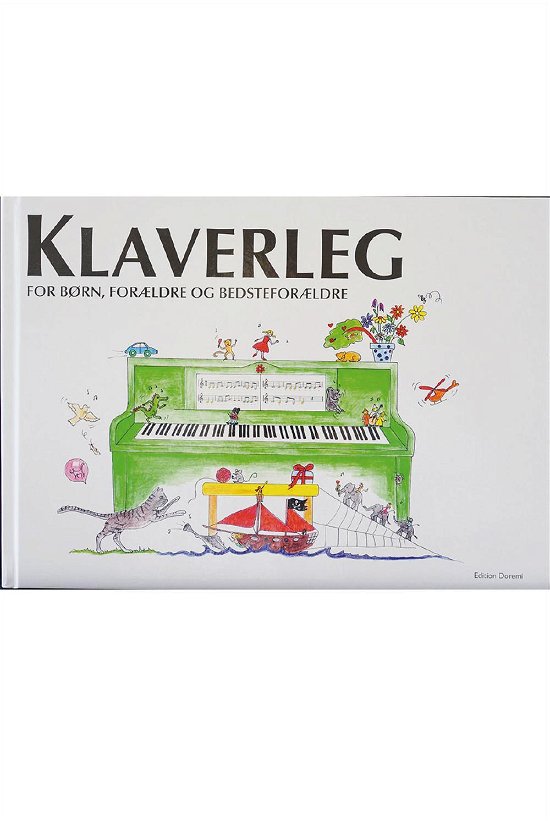 Cover for Pernille Holm Kofod · Klaverleg: Klaverleg for børn, forældre og bedsteforældre (grøn) (Innbunden bok) [2. utgave] (2015)
