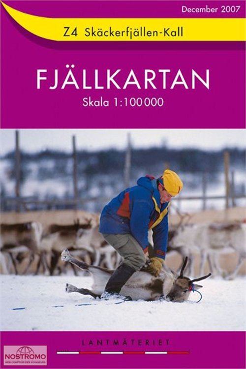 Cover for Lantmäteriet · Fjällkartan Z: Skräckenfjällen - Kal (Hardcover Book) (2008)