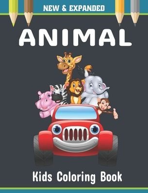 Cover for Ki Gift Store · Animal Kids Coloring Book (Pocketbok) (2020)