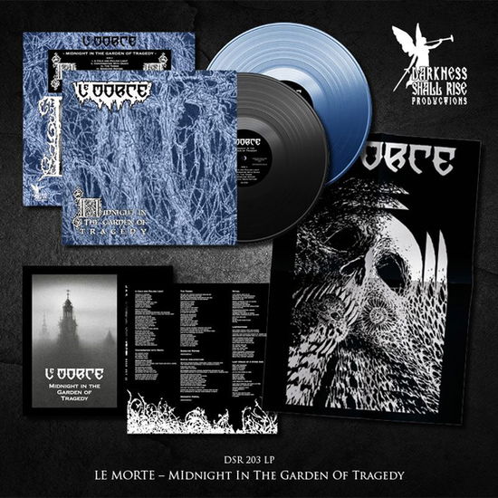 Cover for Le Morte · Midnight in the Garden of Tragedy (Blue Vinyl) (LP) (2023)