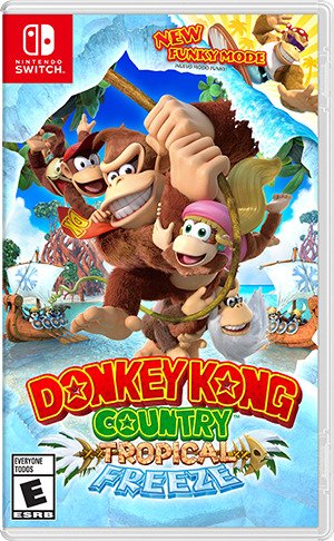 Cover for Switch · Donkey Kong Country Tropical Freeze Switch (PC) (2018)