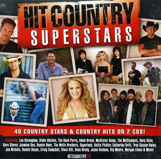 Cover for Hit Country Superstars (CD) (2013)