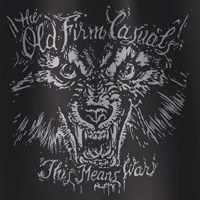 Cover for The Old Firm Casuals · This Means War (Re-issue) (Wolf Edition Silver Vinyl) (LP) [Coloured edition] (2020)