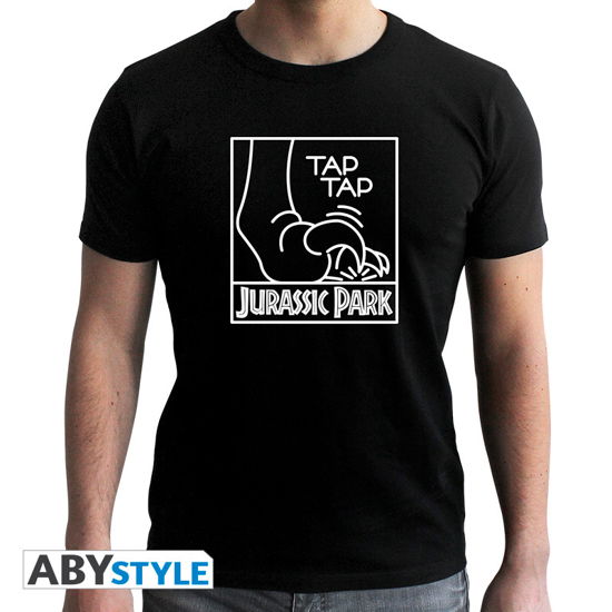 JURASSIC PARK - Tshirt Tap Tap man SS black - ne - T-Shirt Männer - Marchandise - ABYstyle - 3665361045731 - 7 février 2019