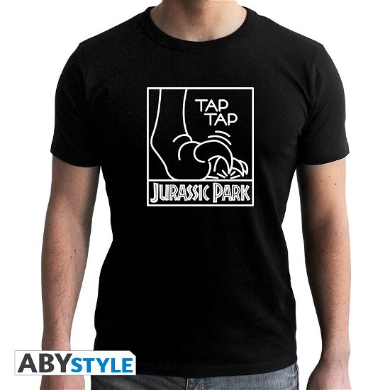 Cover for T-Shirt Männer · JURASSIC PARK - Tshirt Tap Tap man SS black - ne (MERCH) (2019)