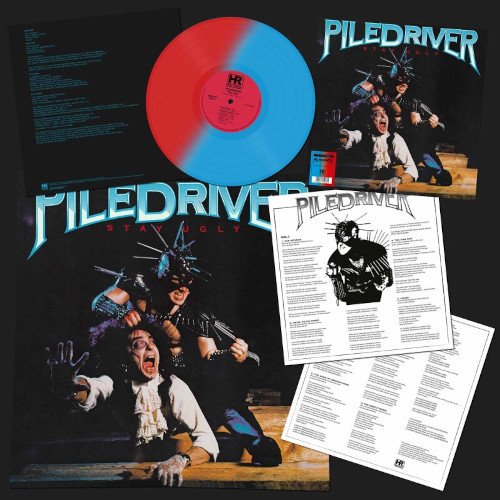 Cover for Piledriver · Stay Ugly (Red / Blue Vinyl LP) (LP) (2023)