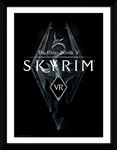 Skyrim: Vr Game Cover (Stampa In Cornice 30x40) - Skyrim - Koopwaar - Gb Eye - 5028486390731 - 
