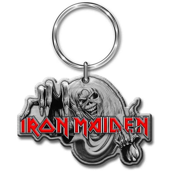 Iron Maiden Keychain: Number Of The Beast (Enamel In-Fill) - Iron Maiden - Produtos - AMBROSIANA - 5055339728731 - 28 de outubro de 2019