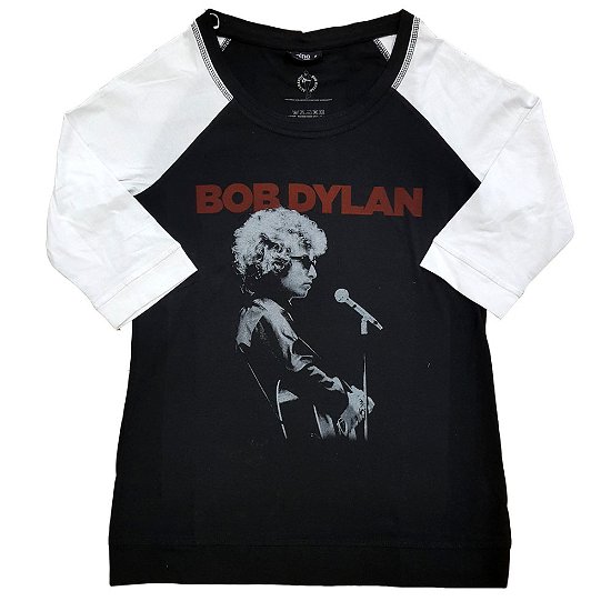 Cover for Bob Dylan · Bob Dylan Ladies Raglan T-Shirt: Sound Check (T-shirt) [size M] [Black, White - Ladies edition]