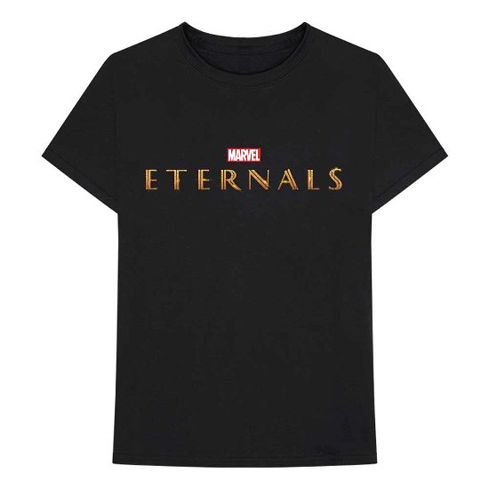 Marvel Comics Unisex T-Shirt: Eternals Logo - Marvel Comics - Marchandise -  - 5056561010731 - 