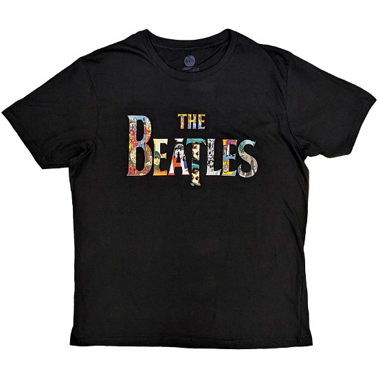 The Beatles Unisex T-Shirt: Logo Treatment - The Beatles - Merchandise -  - 5056561094731 - 
