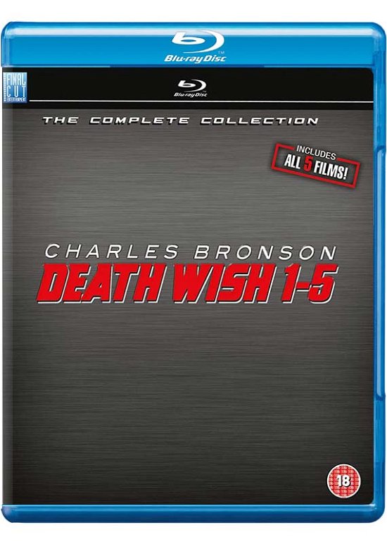 Cover for Death Wish 1-5 BD (Blu-ray) (2018)