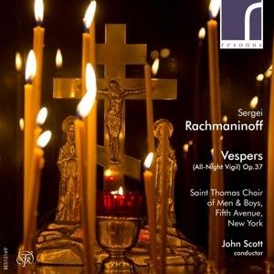 Cover for Saint Thomas Choir of men &amp; Boys · Sergei Rachmaninoff: Vespers (CD) (2016)