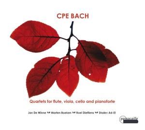 Cover for Bach,c.p.e. / De Winne / Boeken / Dieltiens · Quartets for Flute &amp; Viola &amp; Cello &amp; Pianoforte (CD) (2013)