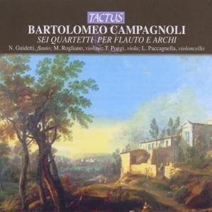Cover for Campagnoli / Guidetti / Rogliano / Poggi · Six Flute Quartets (CD) (2009)