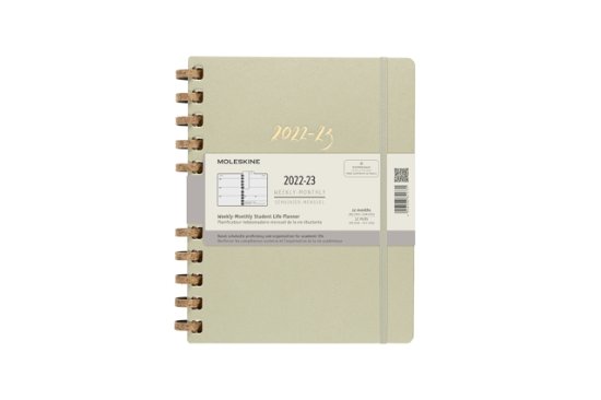 Cover for Moleskine · 2023 12m Xxl Student Life Spiral Planner (Spiral Book) (2022)