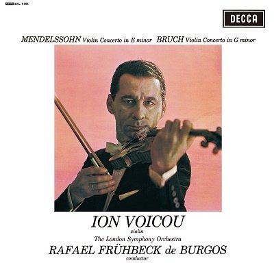 Cover for Ion Voicou · Mendelssohn Violin Concerto in E Minor &amp; Bruch (LP) (2021)