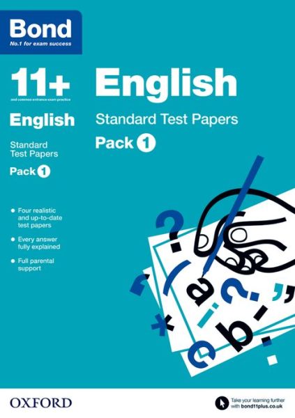 Cover for Sarah Lindsay · Bond 11 +: English: Standard Test Papers: Ready for the 2024 exam: For 11+ GL assessment and Entrance Exams: Pack 1 - Bond 11 + (Paperback Book) (2015)