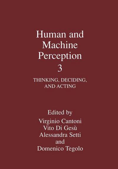 Cover for Virginio Cantoni · Human and Machine Perception 3: Thinking, Deciding, and Acting (Hardcover Book) [2001 edition] (2002)