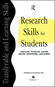 Research Skills for Students - Brian Allison - Books - Taylor & Francis Ltd - 9780749418731 - April 1, 1996