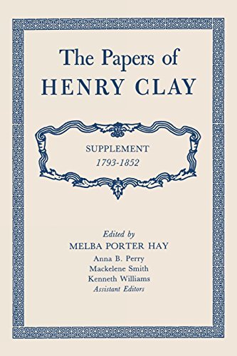 Cover for Henry Clay · The Papers of Henry Clay: Supplement 1793-1852 (Pocketbok) (2014)