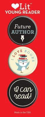 Young Reader 3 Badge Set - LoveLit Button Assortment - Gibbs Smith - Autre - Gibbs M. Smith Inc - 9781423649731 - 7 octobre 2018