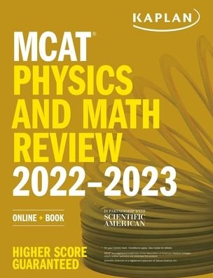 Cover for Kaplan Test Prep · MCAT Physics and Math Review 2022-2023: Online + Book - Kaplan Test Prep (Paperback Book) (2021)