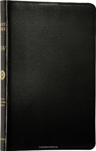 Cover for Crossway Bibles · ESV Thinline Bible (Skinnbok) [Thinline Black Bonded Leather edition] (2002)