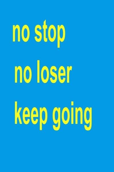 Cover for New Art · No Stop No Loser (Paperback Book) (2019)