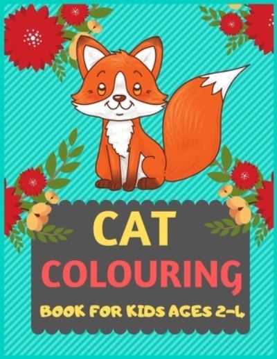 Cover for Dipas Press · Cat Colouring Book For Kids Ages 2-4 (Paperback Book) (2019)