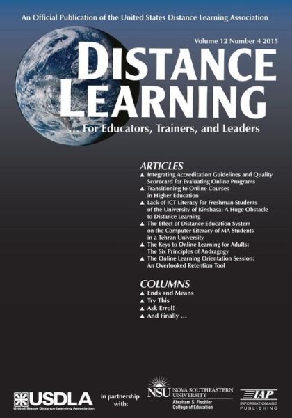 Distance Learning Magazine, Volume 12, I - Michael Simonson - Books - LIGHTNING SOURCE UK LTD - 9781681234731 - March 14, 2016