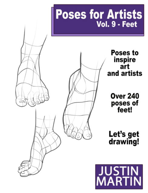 Cover for Justin R. Martin · Poses for Artists Vol 9: Feet (N/A) (2023)