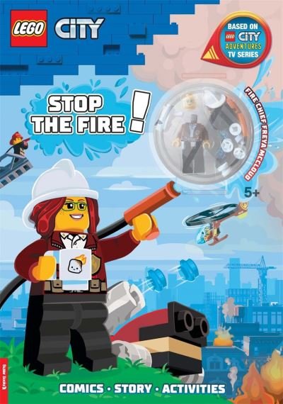 Cover for Buster Books · LEGO® City: Stop the Fire! Activity Book (with Freya McCloud minifigure and firefighting robot) - LEGO® Minifigure Activity (Paperback Book) (2021)