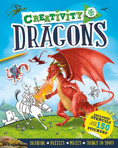 Cover for Andrea Pinnington · Creativity On the Go: Dragons: Drawings, Puzzles, Mazes and Things to Spot! (Paperback Book) (2018)