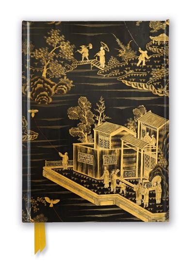 Cover for Flame Tree Studio · Chinese Lacquer Black &amp; Gold Screen (Foiled Journal) - Flame Tree Notebooks (Papperier) (2022)